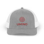 Umino Logo Trucker Cap - Embroidered Snapback Mesh Hat