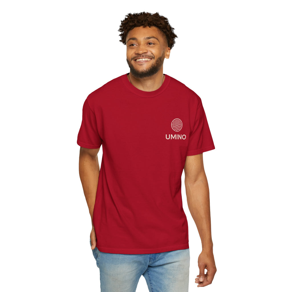 Umino Minimal Logo T-Shirt - Soft Garment-Dyed Tee