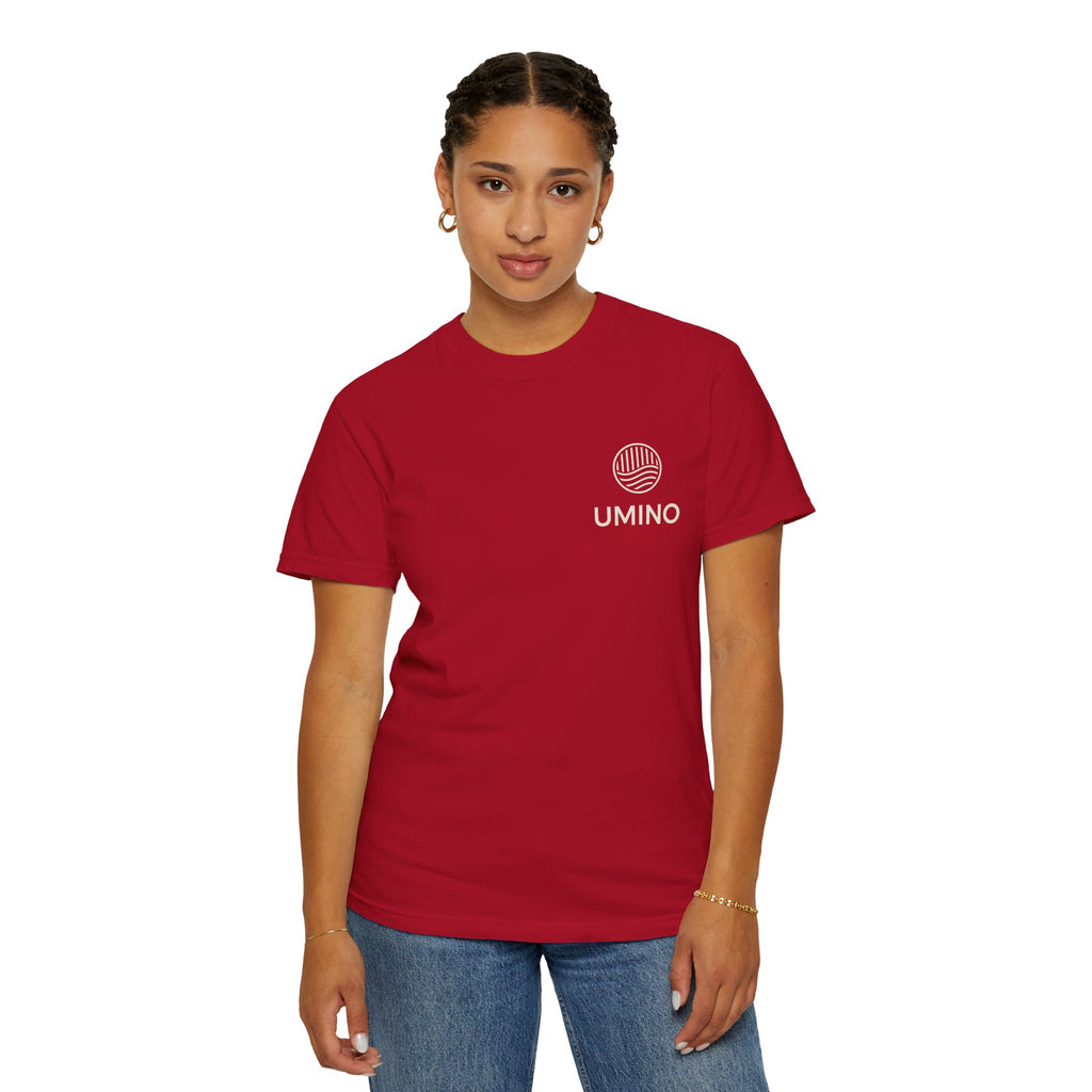 Umino Minimal Logo T-Shirt - Soft Garment-Dyed Tee