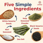 Umino Furikake | Multi-Purpose Japanese Seasoning with Nori, Sesame & Sea Salt | USA Made, Additive & MSG Free | 13.2 oz