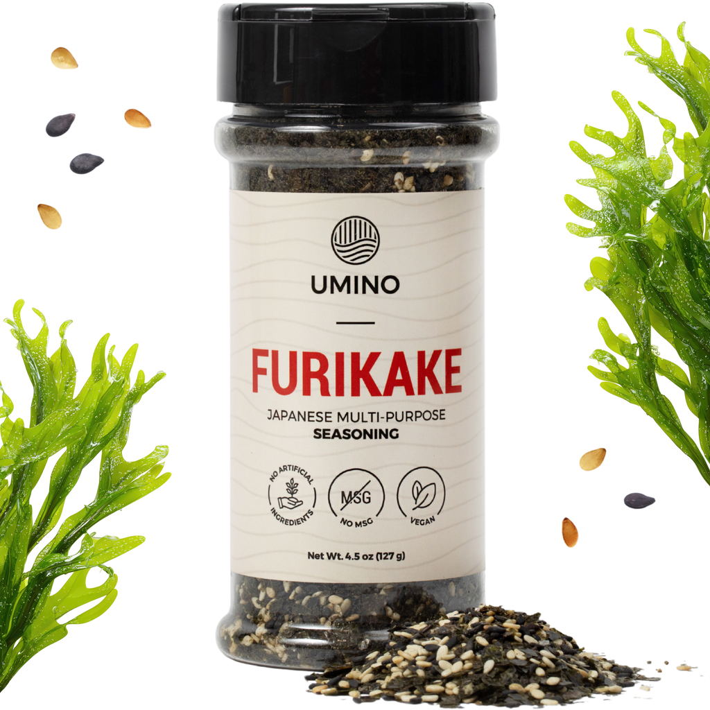 Umino Furikake | Multi-Purpose Japanese Seasoning with Nori, Sesame & Sea Salt | USA Made, Additive & MSG Free | 4.5 oz
